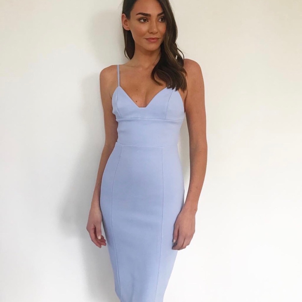 KOOKAI BABY BLUE SAGE DRESS